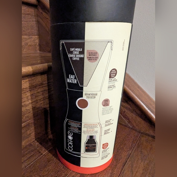 Asobu Cold Brew Coffee Maker white, New In box - Picture 7 of 15